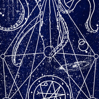 'Alien Constellations' skateboard design, signed by artist - Thumbnail 2