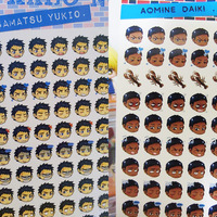 Kuroko No Basuke Stickers - Diary stickers - Kuroko , Kise  , Kasamatsu , Midorima  , Murasakibara , Akashi , Kagami , Aomine - Thumbnail 4