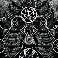 'Internal Constellations' skateboard design, signed by artist - Thumbnail 1