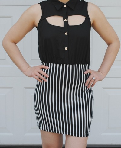 Stripe Short Dress