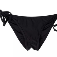 Black side tie scrunch bottom  - Thumbnail 1