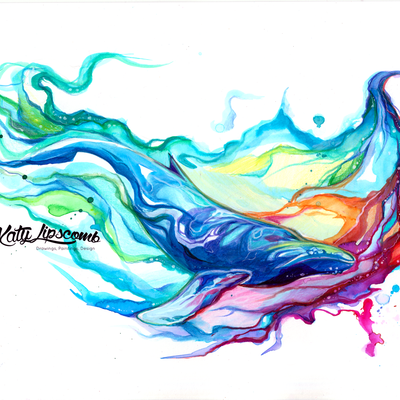 Humpback whale - print