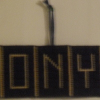Needlepoint Name Wall Hanging - Thumbnail 1