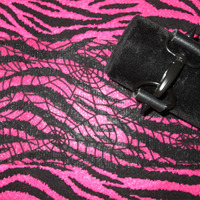 All Black Leather Bracelet with Black Spikes - Thumbnail 3