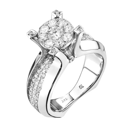 Bridal ring - 1.30ct r5815-rt