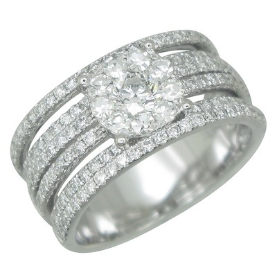 Bridal ring - 1.65ct r3967-rt