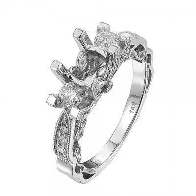 Semi mount - 0.65ct r6016-semi