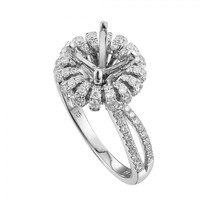 Semi Mount - 0.47CT R5977-Semi - Thumbnail 3