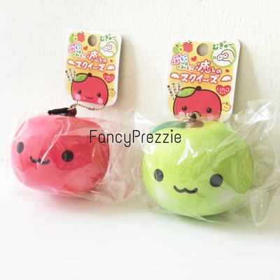 Kawaii apple mascot character squishy 