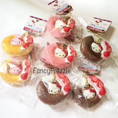 Hello kitty lovely sweets donut squishy 
