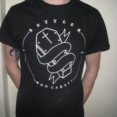 Settler - who cares? t-shirt