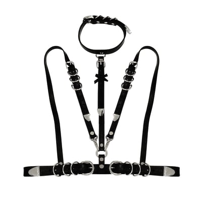 Maliya harness ( black + silver ) - Thumbnail 2