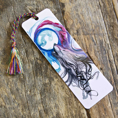 Lunar wolf - bookmark