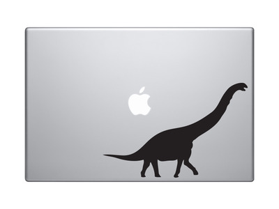 Dinosaur Silhouette #6 - Brachiosaurus Longneck Little Foot - Vinyl Decal For Laptops, Macbook, Tablets and Cars 