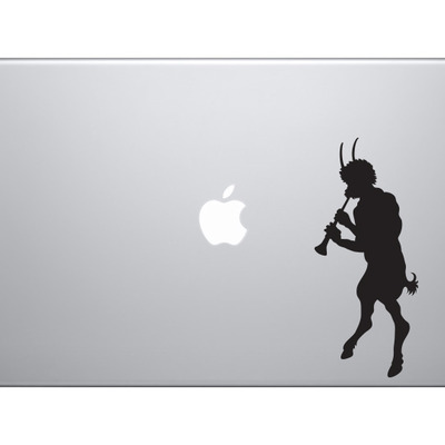 Greek olympians - pan greek god wild shepherd music arcadia - vinyl decal for laptops, macbook, tablets and cars  - Thumbnail 3