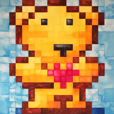 "original pixel-bear" gicleé archival reproduction - Thumbnail 4