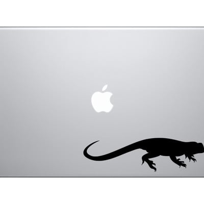 Animals silhouette biology - detailed lizard anole version 1 - vinyl decal for laptops, macbook, tablets and cars  - Thumbnail 4