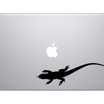 Animals silhouette biology - detailed lizard anole version 4 - vinyl decal for laptops, macbook, tablets and cars  - Thumbnail 3