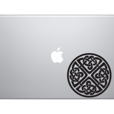 Ireland traditional - irish circular celtic knot - religion - vinyl decal for laptops, macbook, tablets and cars  - Thumbnail 2