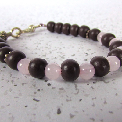 Rose quartz bracelet