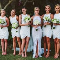 white bridesmaid dress, short bridesmaid dress, formal bridesmaid dress, chiffon bridesmaid dress, dresses for bridesmaids, E074