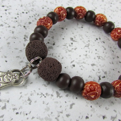 Lava bead bracelet