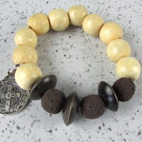 Brown Lava Bracelet - Thumbnail 1