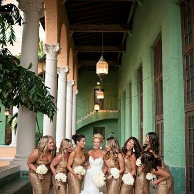 Long bridesmaid dresses, gold glittery bridesmaid dress, shimmering bridesmaid dress, sparkly bridesmaid dresses, bridesmaid prom dress, e076 - Thumbnail 5