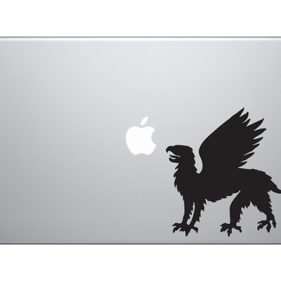Mythical creature - gryphon griffin #3 medieval heraldry - vinyl decal for laptops, macbook, tablets and cars 