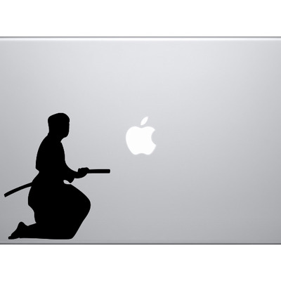 Ninja samurai #5 - assassin katana sneak swing strike - vinyl decal for laptops, macbook, tablets and cars 