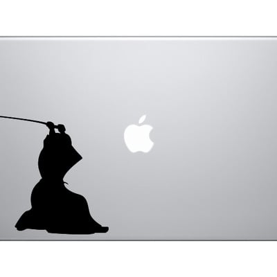 Ninja samurai #10 - assassin katana sneak swing strike - vinyl decal for laptops, macbook, tablets and cars  - Thumbnail 3