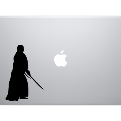 Ninja samurai #15 - assassin katana duel sneak swing strike - vinyl decal for laptops, macbook, tablets and cars 