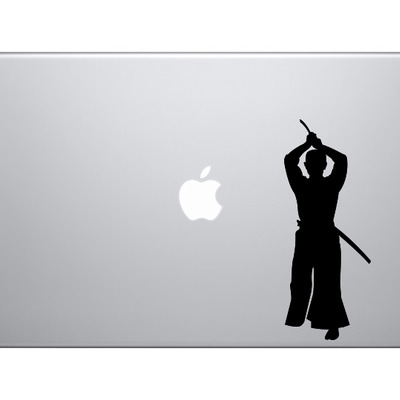 Ninja samurai #16 - assassin katana duel sneak swing strike - vinyl decal for laptops, macbook, tablets and cars 