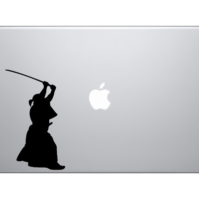 Ninja samurai #21 - assassin katana duel sneak swing strike - vinyl decal for laptops, macbook, tablets and cars  - Thumbnail 1