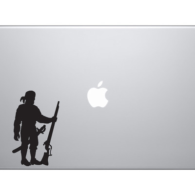 Swashbuckler pirate crew - rifleman flintlock bandana sword - vinyl decal for laptops, macbook, tablets and cars  - Thumbnail 2