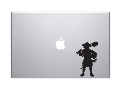 Swashbuckler Pirate Crew - Buried Treasure Shovel Cutlass - Vinyl Decal For Laptops, Macbook, Tablets and Cars 