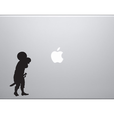 Swashbuckler pirate crew - rum barrel grog carrying - vinyl decal for laptops, macbook, tablets and cars  - Thumbnail 2