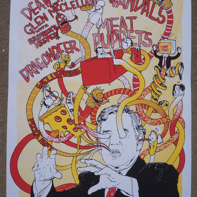 Dean ween, the vandals, meat puppets and dragondeer poster - Thumbnail 5