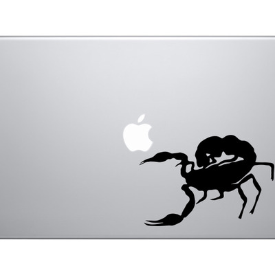 Insect arachnid - scorpion venom sting #1 - scorpio symbol - vinyl decal for laptops, macbook, tablets and cars 