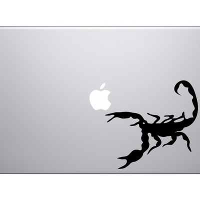 Insect arachnid - scorpion venom sting #3 - scorpio symbol - vinyl decal for laptops, macbook, tablets and cars  - Thumbnail 2