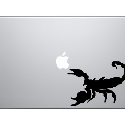 Insect arachnid - scorpion venom sting #8 - scorpio symbol - vinyl decal for laptops, macbook, tablets and cars 