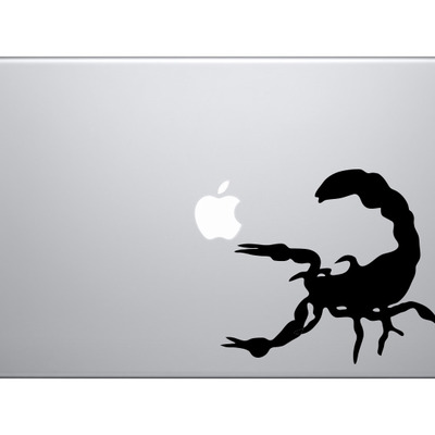 Insect arachnid - scorpion venom sting #12 - scorpio symbol - vinyl decal for laptops, macbook, tablets and cars 