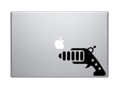 Space Icon - Ray Gun Laser Scifi Toon Extraterrestrial - Vinyl Decal For Laptops, Macbook, Tablets and Cars 