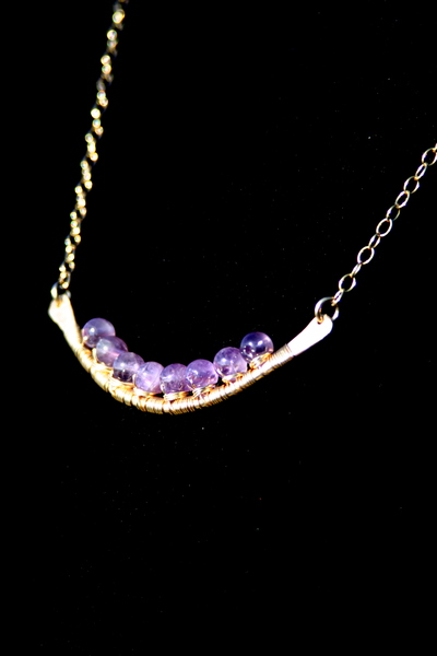 Amethyst Smile Necklace