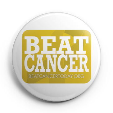 Beat Cancer Button (Pin)