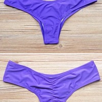 Purple Cheeky Scrunch Bottom - Thumbnail 1