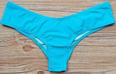 Baby Blue Cheeky Scrunch Bottom