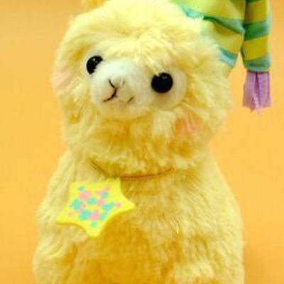 Good night alpacasso amuse arpakasso alpaca soft plush doll toy kids gift 16 cm