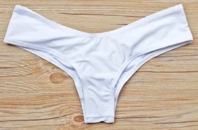 White Cheeky Scrunch Bottom