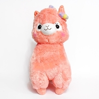 Amuse Pop series Arpakasso Orange Alpacasso Alpaca 50 cm - Thumbnail 1